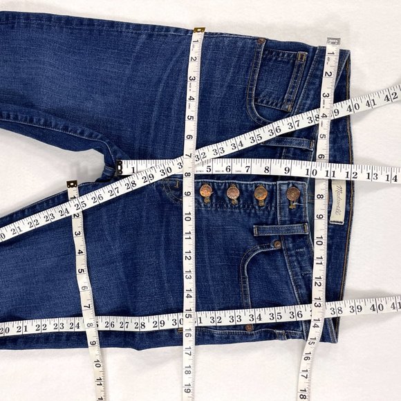 Madewell High Rise Skinny Exposed Button Fly Stretch Jean Hayes Wash J9491 - Picture 15 of 16